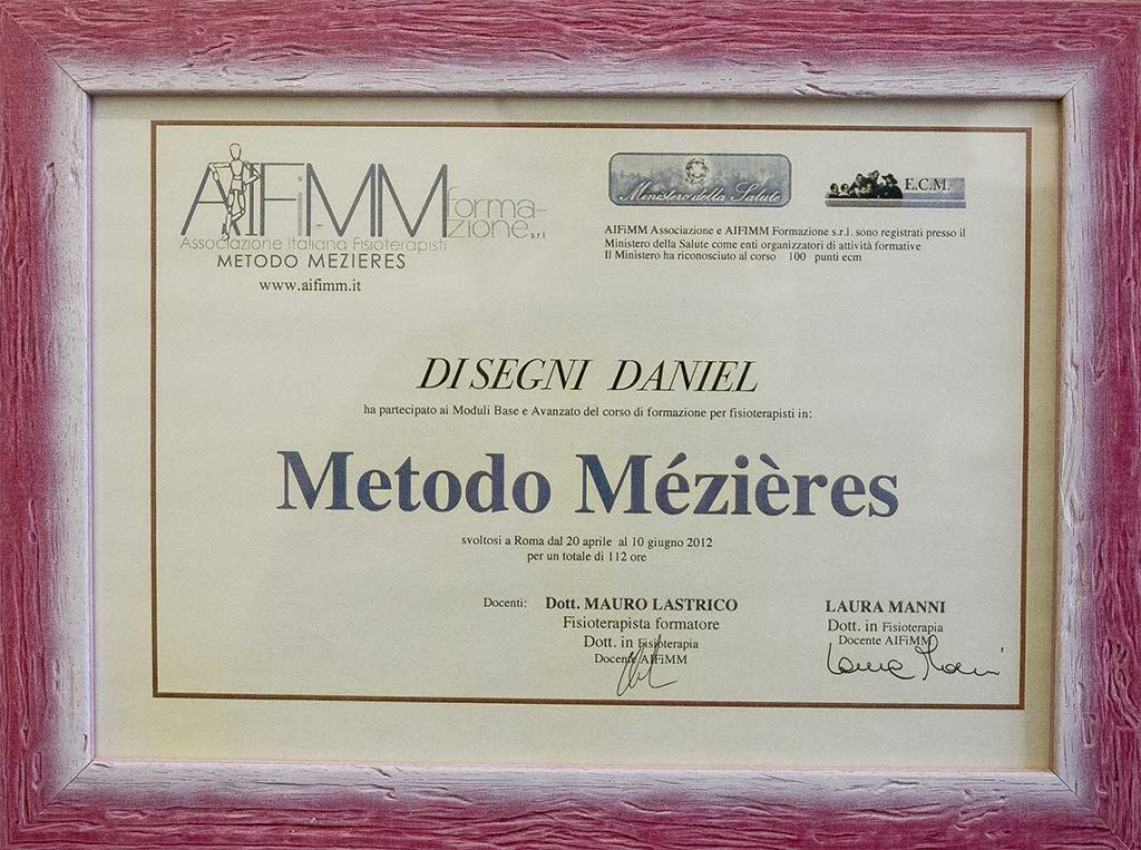 attestato metoto mezieres attestato metoto mezieres