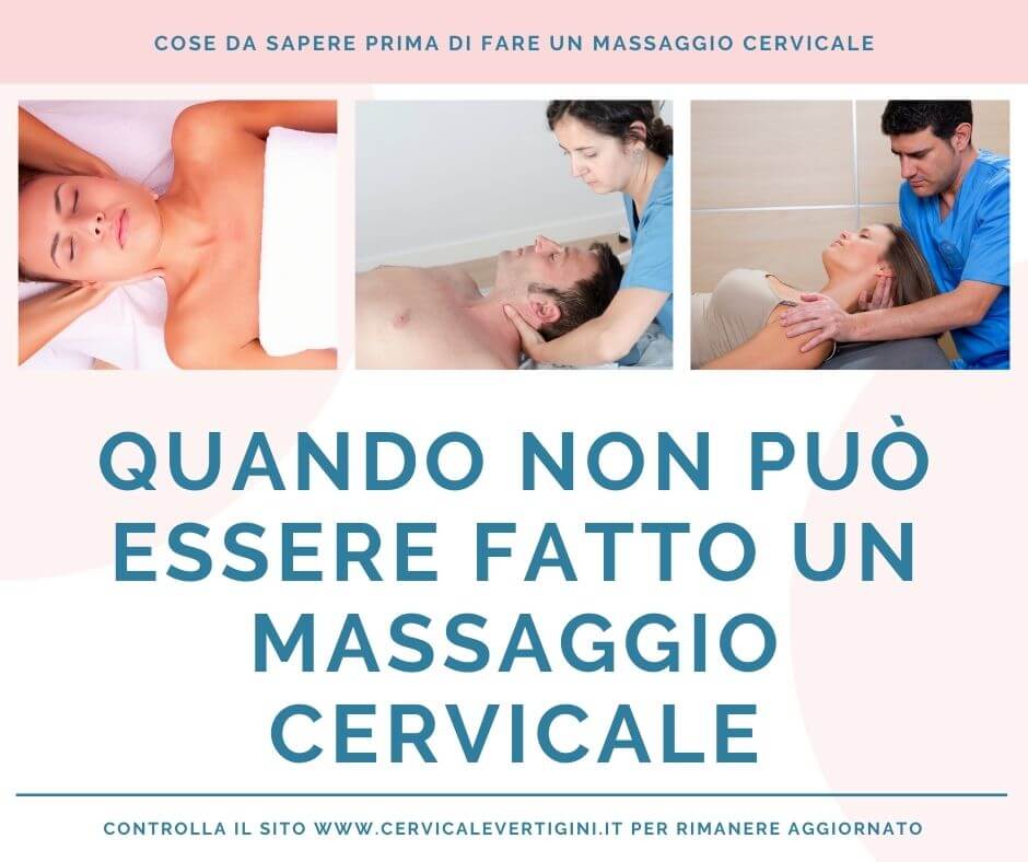 quando non può essere fatto un massaggio cervicale