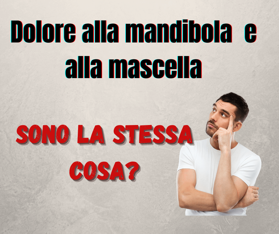 Dolore alla mandibola e alla mascella