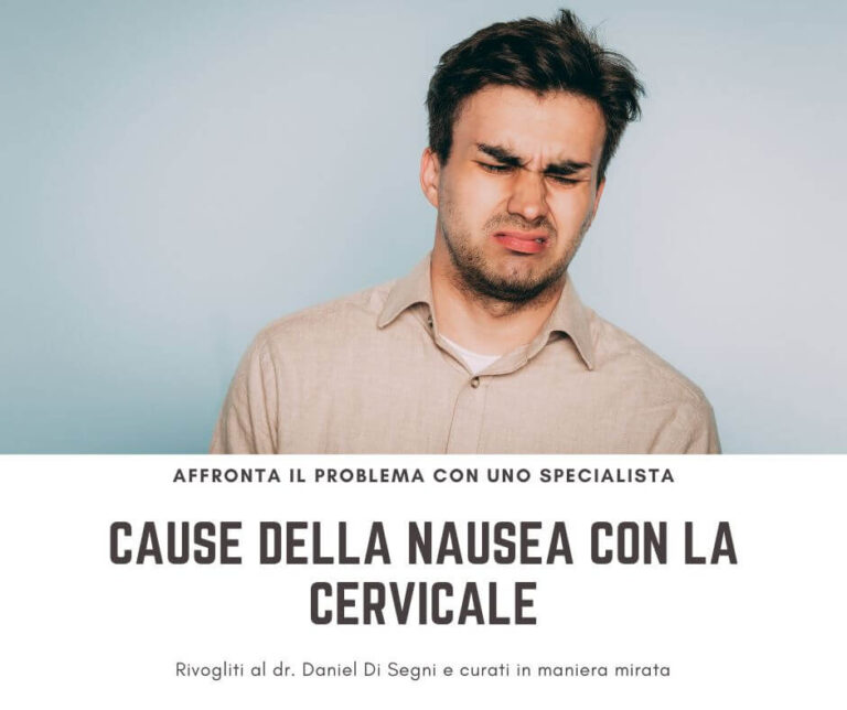 Cervicale nausea GUIDA DEFINITIVA per stare bene