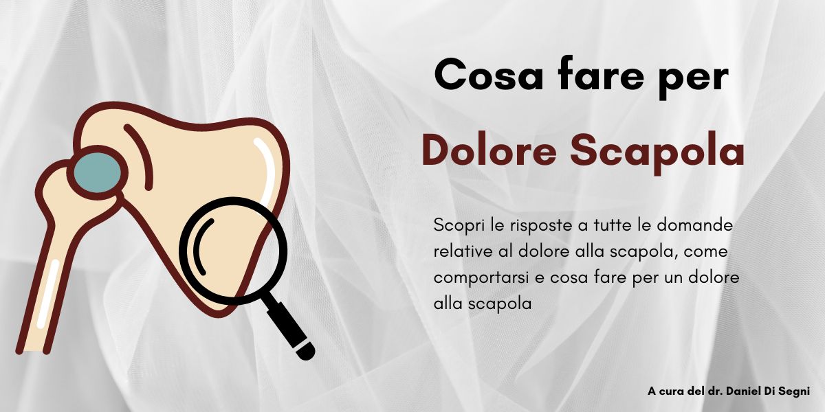 Cosa fare per dolore scapola copertina