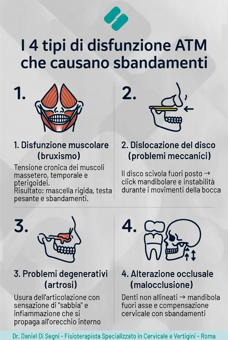 tipi di disfunzione ATM